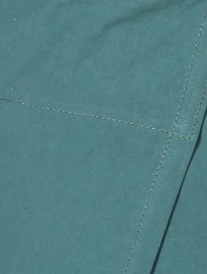 blue solid cotton wrap skirt - 15008120 - Standard Image - 5