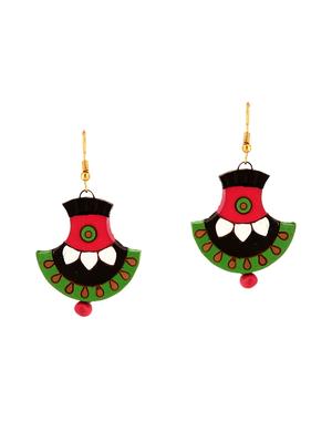 multi colored wood necklaces and earrings - 15009806 - Standard Image - 2