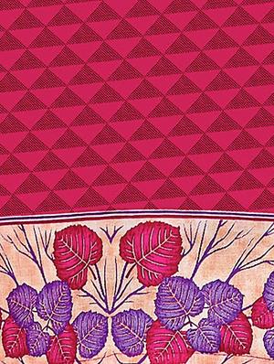 pink unstitched churidaar suit - 15009964 - Standard Image - 2