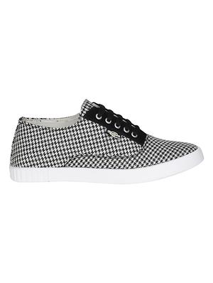 black Fabric lace up sneaker - 15010475 - Standard Image - 2