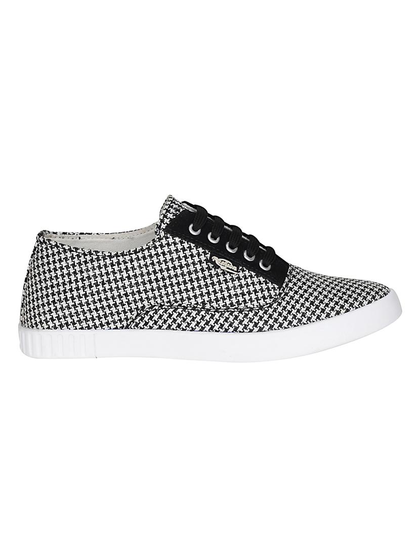black Fabric lace up sneaker - 15010475 - Zoom Image - 2