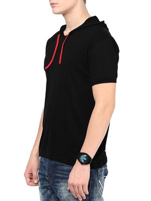 black cotton tshirt - 15010807 - Standard Image - 2