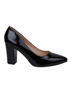 black patent leather slip on pumps - 15011608 - Standard Image - 2