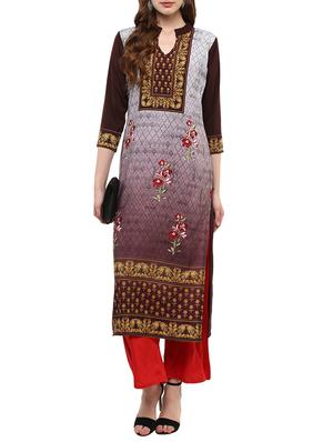 multi crepe combos kurta - 15011642 - Standard Image - 2