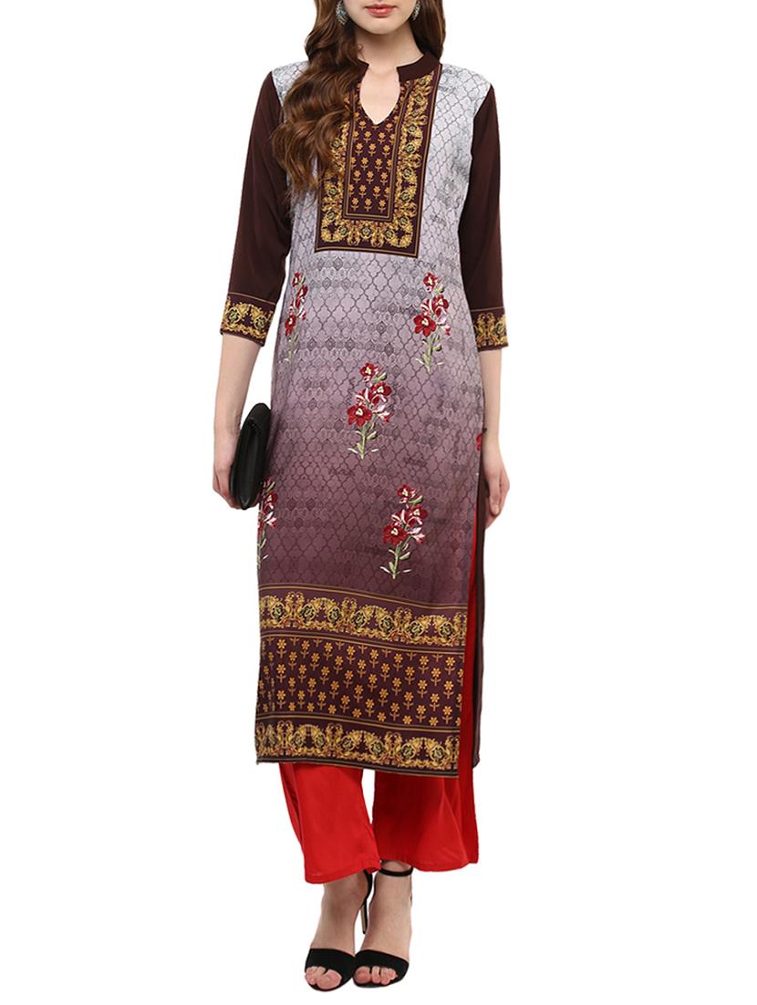 multi crepe combos kurta - 15011642 - Zoom Image - 2