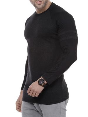 black cotton t-shirt - 15012196 - Standard Image - 2