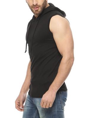 black cotton t-shirt - 15012203 - Standard Image - 2