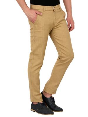 beige cotton chinos - 15012940 - Standard Image - 2
