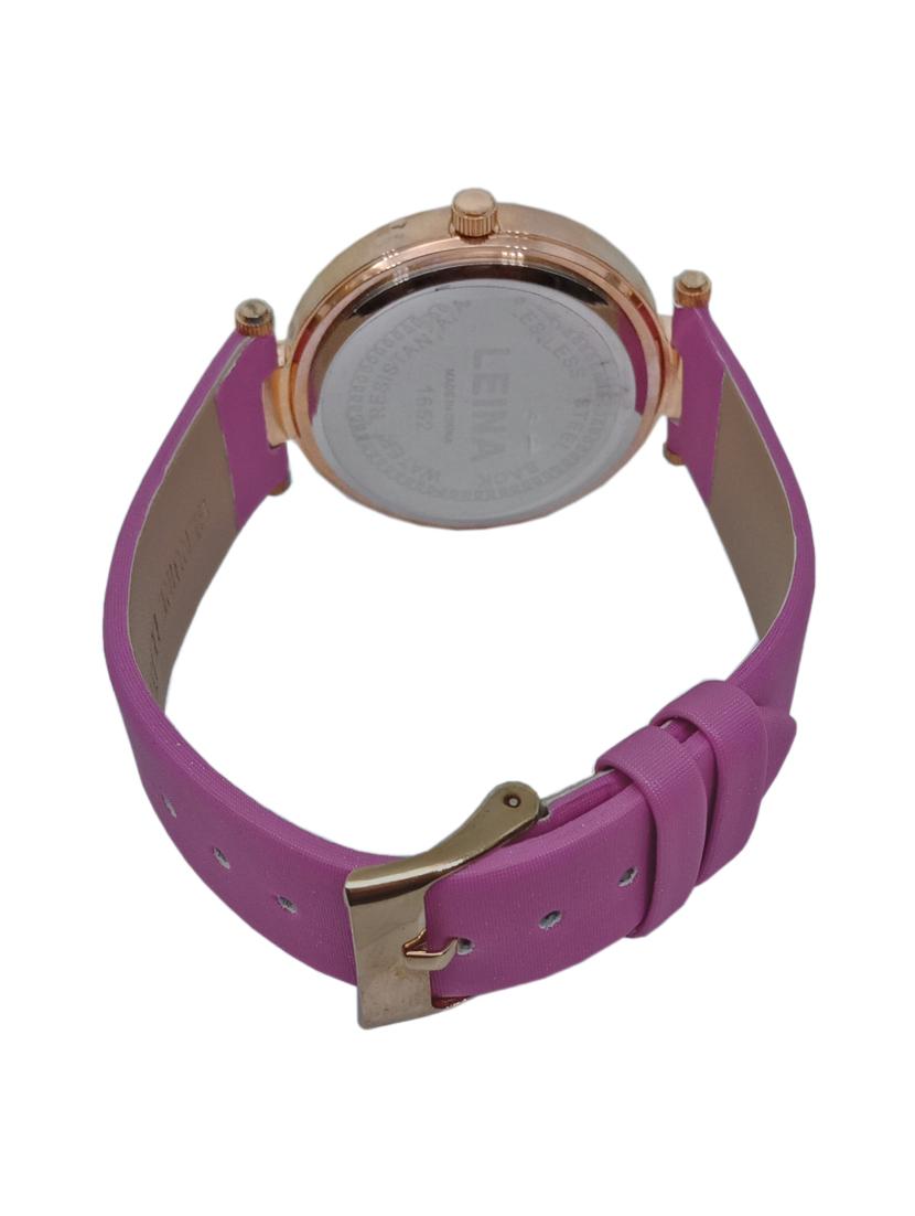 JM New Leina Style L1 Purple Leather Belt Watch - 15013994 - Zoom Image - 2