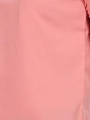 solid pink embellished top - 15015577 - Standard Image - 5