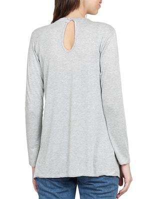 grey viscose asymmetric shrug - 15015831 - Standard Image - 2