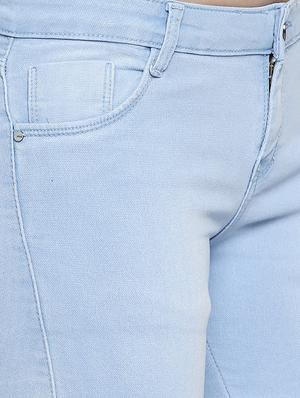 light blue denim shorts - 15015934 - Standard Image - 5