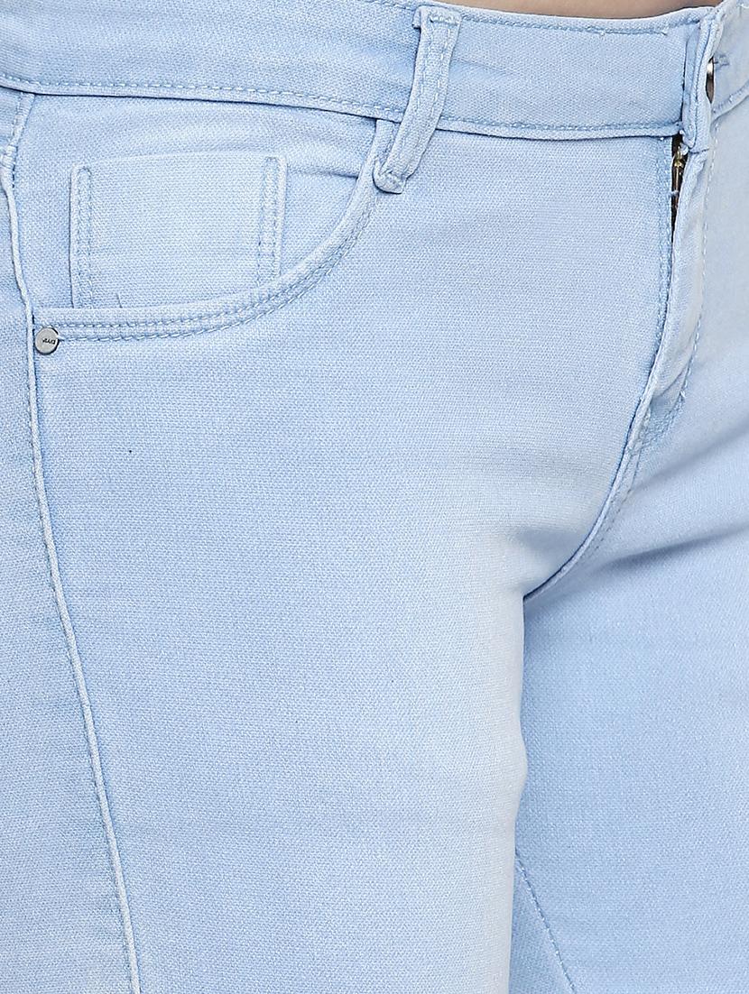 light blue denim shorts - 15015934 - Zoom Image - 5