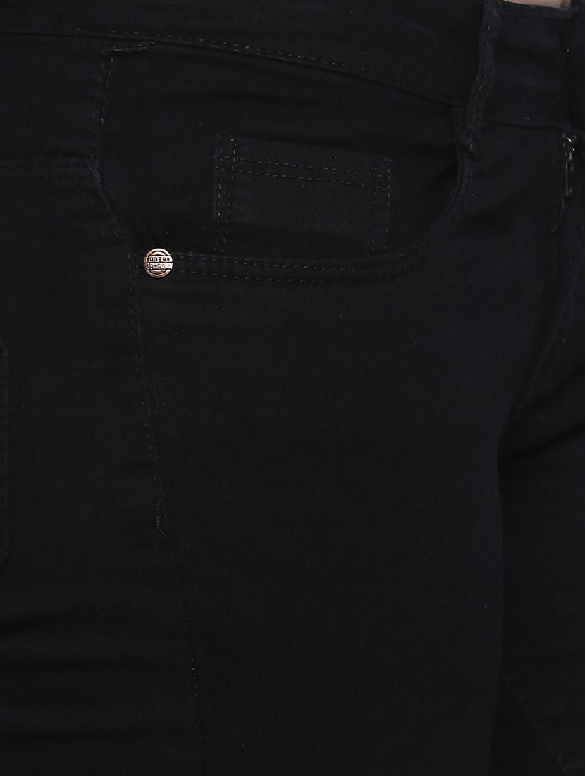 black denim shorts - 15015937 - Zoom Image - 5