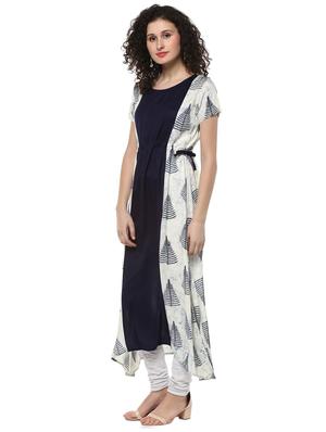draw code asymmetric kurta - 15016040 - Standard Image - 2