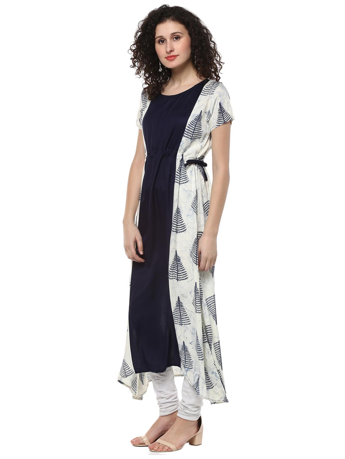 draw code asymmetric kurta - 15016040 - Zoom Image - 2