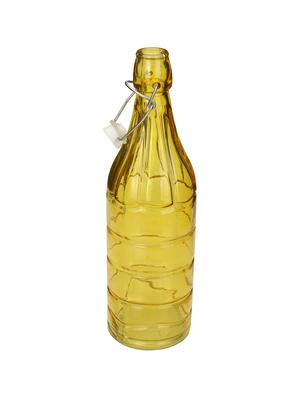 Yellow Designer Glass Bottle - 15016220 - Standard Image - 2