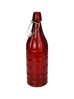Red Designer Glass Bottle - 15016221 - Standard Image - 2