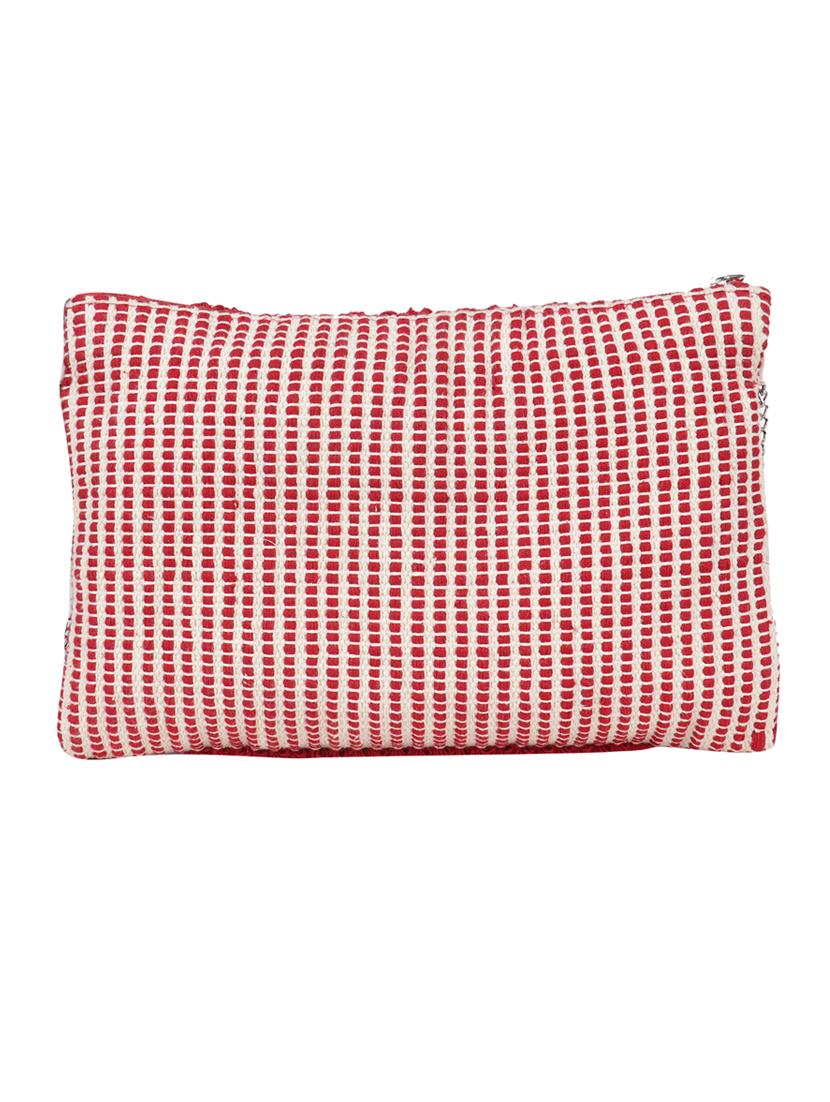 red cotton regular sling bag - 15017120 - Zoom Image - 2