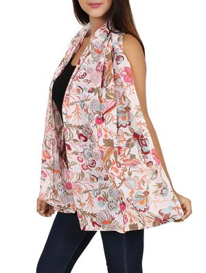 white cotton scarf - 15017174 - Standard Image - 2