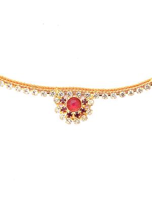 gold metal anklets and payal - 15017494 - Standard Image - 2