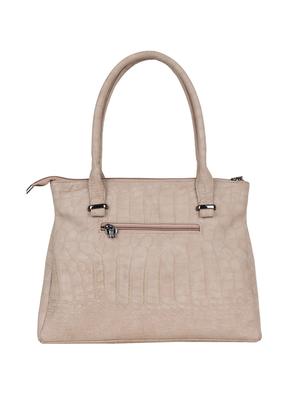 khaki leatherette regular handbag - 15018541 - Standard Image - 2