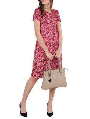 khaki leatherette regular handbag - 15018541 - Standard Image - 5