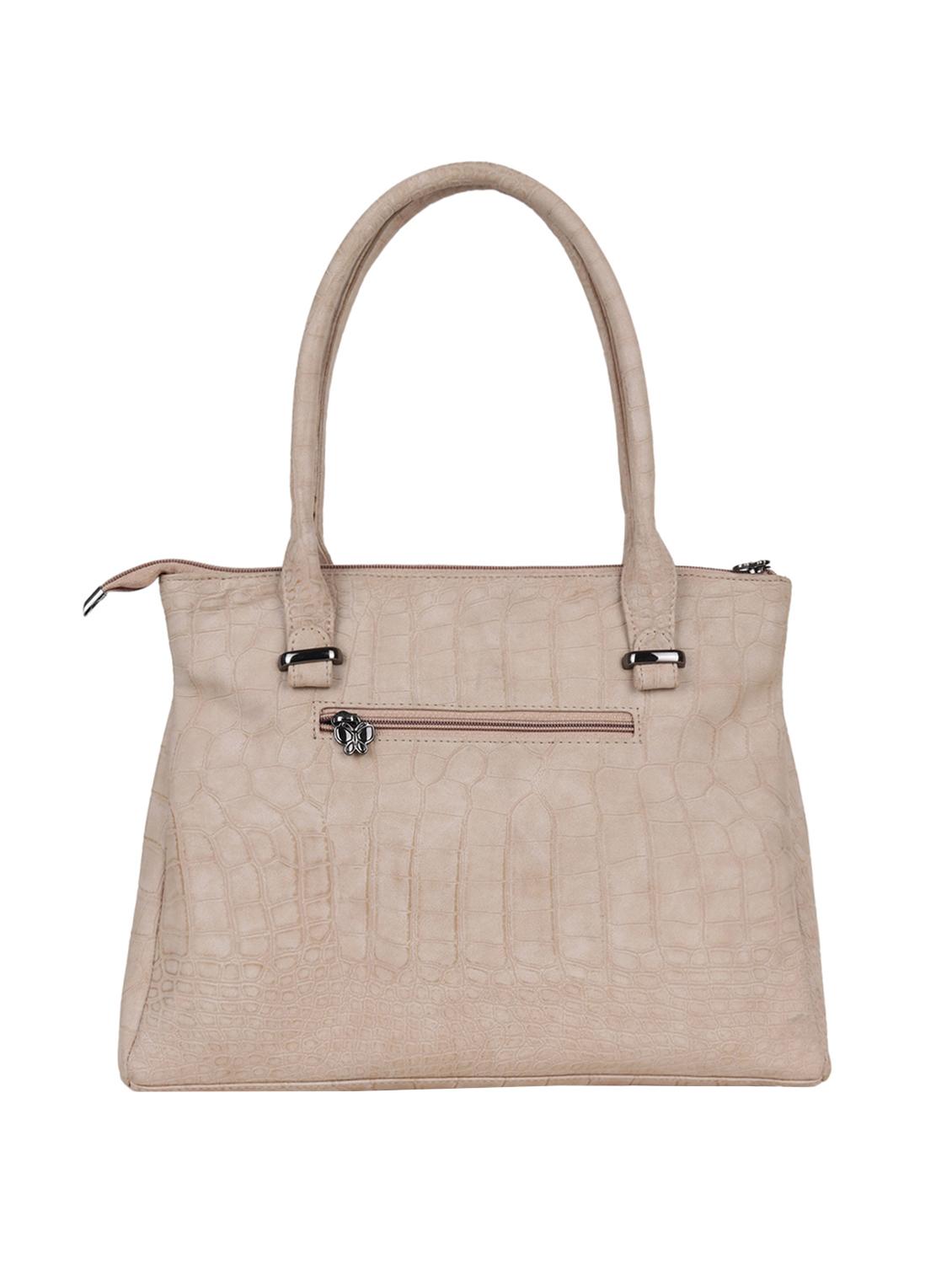 khaki leatherette regular handbag - 15018541 - Zoom Image - 2