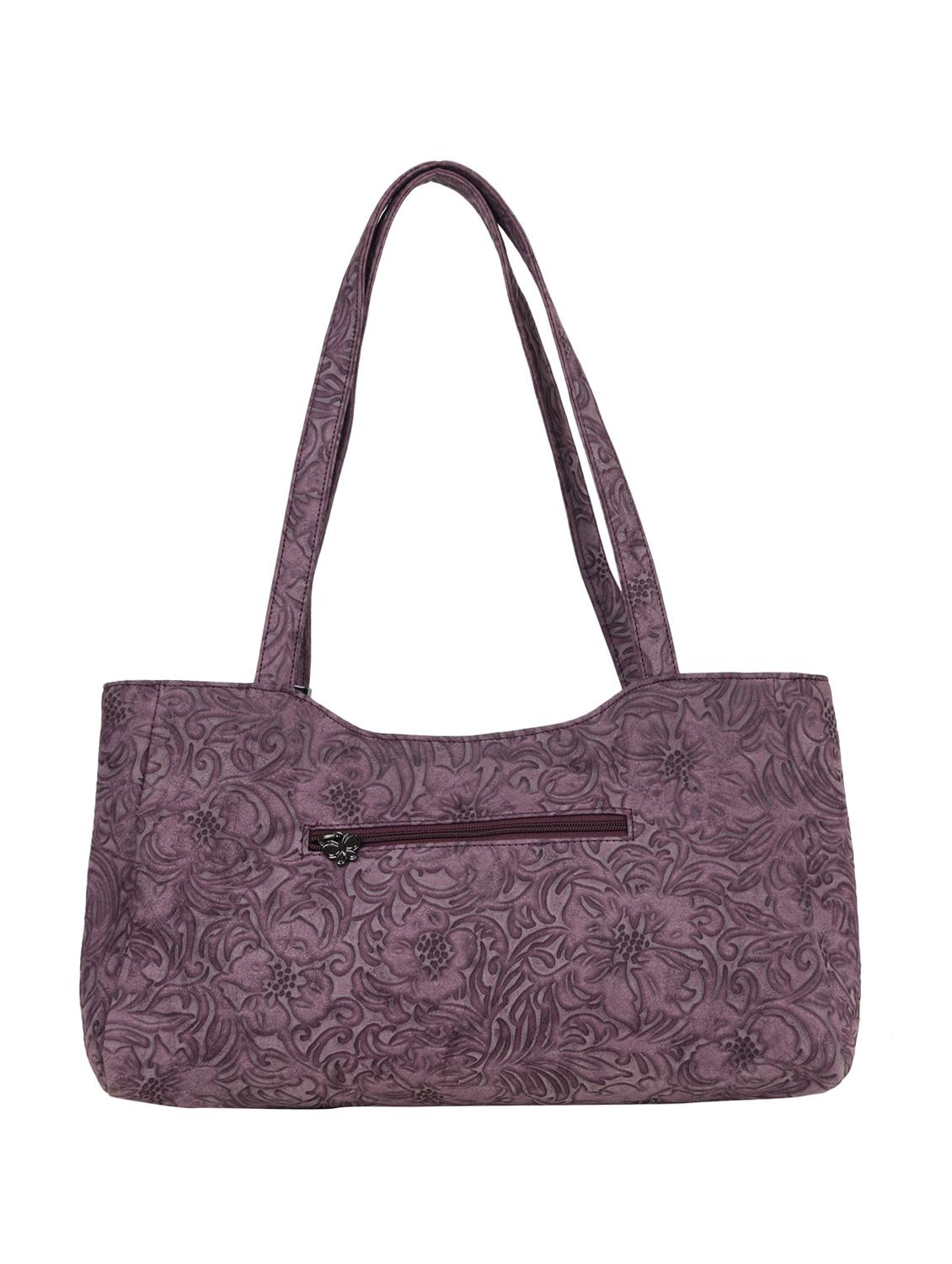 wine leatherette regular handbag - 15018545 - Zoom Image - 2