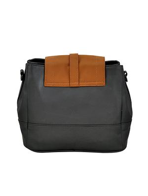 grey leatherette handbag - 15018720 - Standard Image - 2