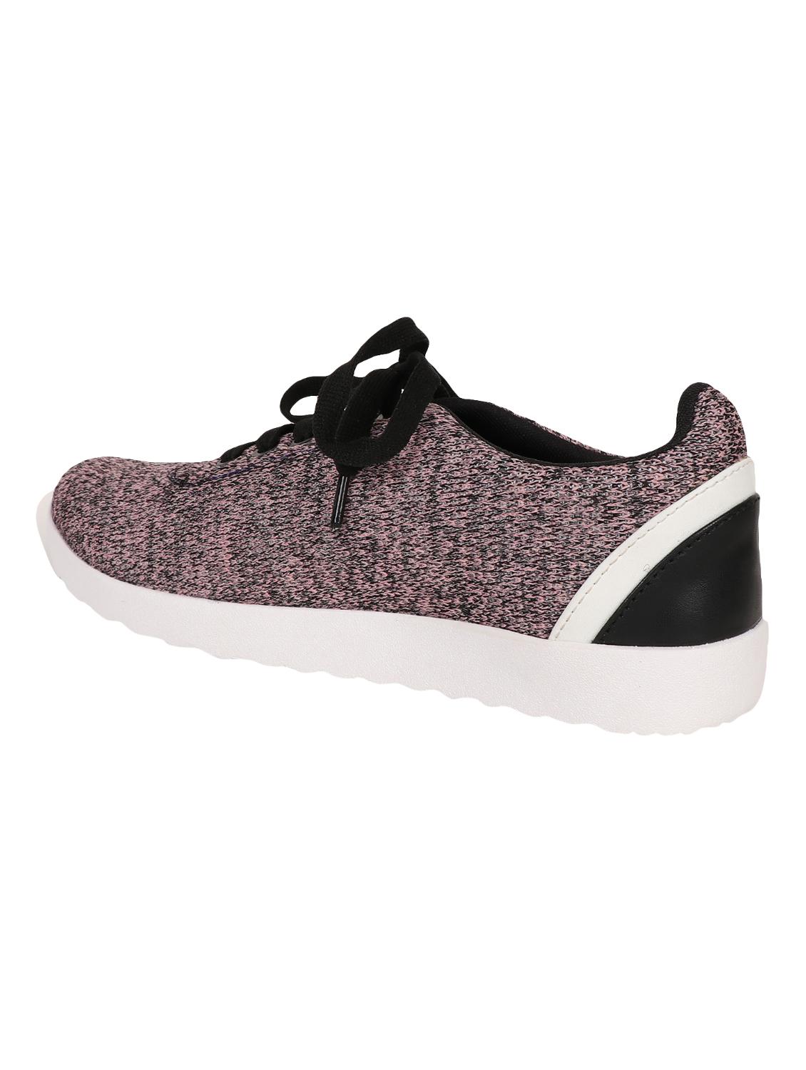 pink Fabric lace up sneaker - 15019229 - Zoom Image - 2