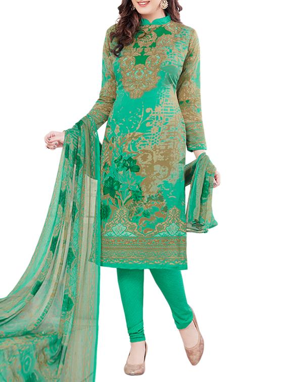 printed un-stitched suit combo - 15019577 - Zoom Image - 2