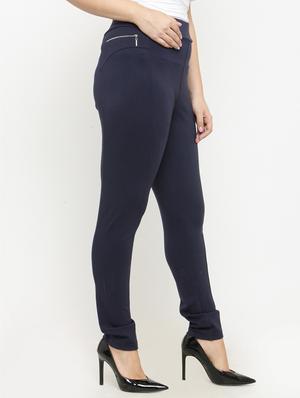 navy blue cotton jegging - 15019740 - Standard Image - 2