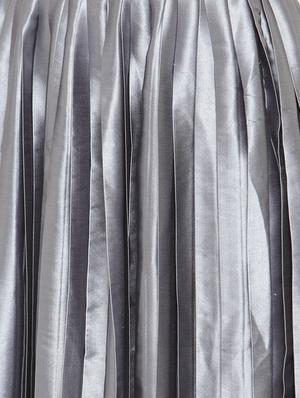 silver solid pleated skirt - 15019750 - Standard Image - 5