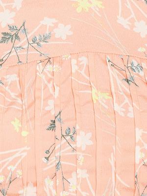 pink printed a-line dress - 15020095 - Standard Image - 5