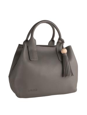 grey leatherette handbag - 15020881 - Standard Image - 5