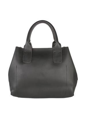 black leatherette handbag - 15020883 - Standard Image - 2
