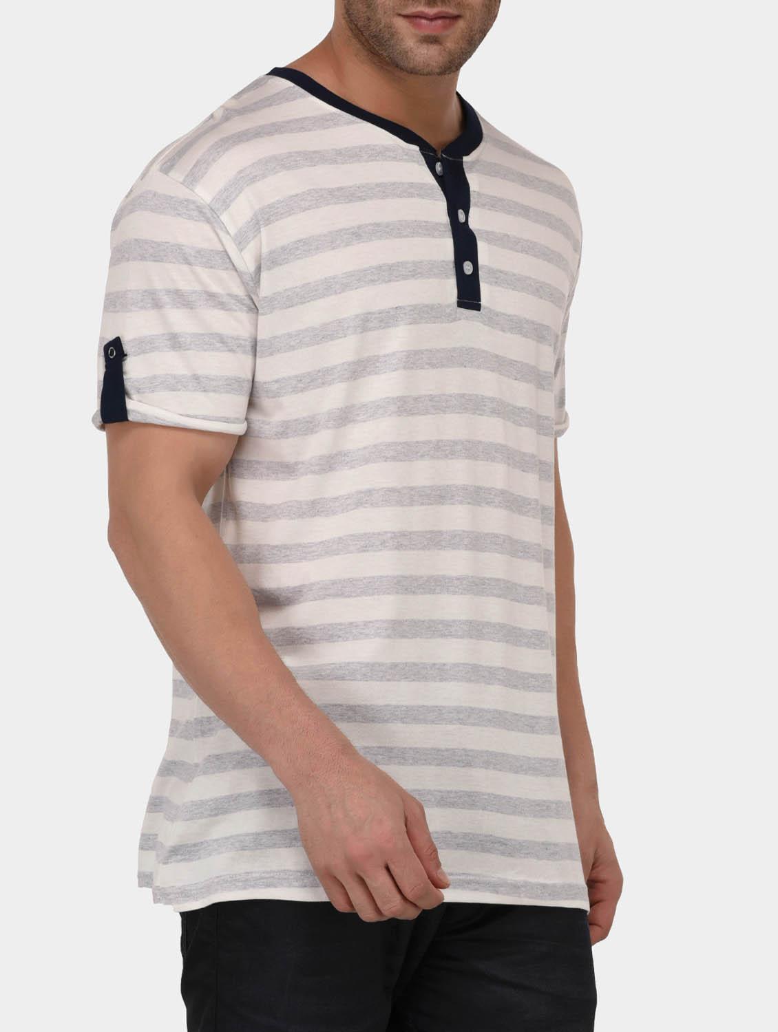grey cotton t-shirt - 15021017 - Zoom Image - 2