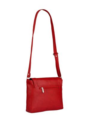 red leatherette regular sling bag - 15021084 - Standard Image - 2