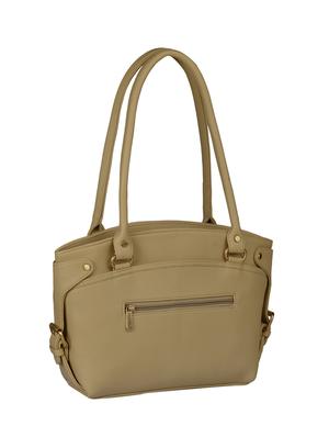 beige leatherette regular handbag - 15021102 - Standard Image - 2