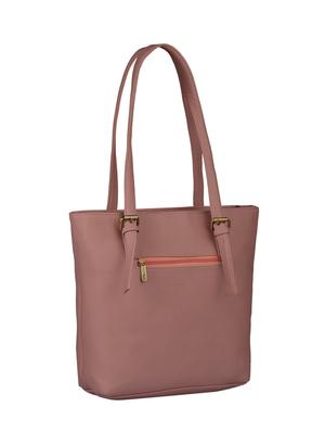 pink leatherette regular handbag - 15021110 - Standard Image - 2