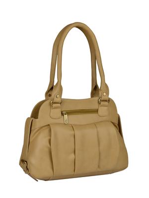 beige leatherette regular handbag - 15021122 - Standard Image - 2