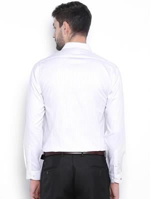 white cotton formal shirt - 15021548 - Standard Image - 2