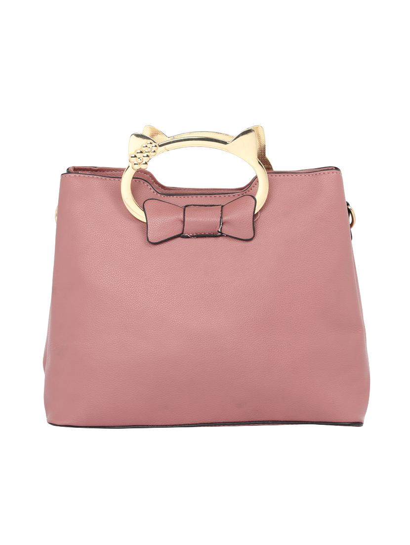 pink leatherette regular sling bag - 15021660 - Zoom Image - 2