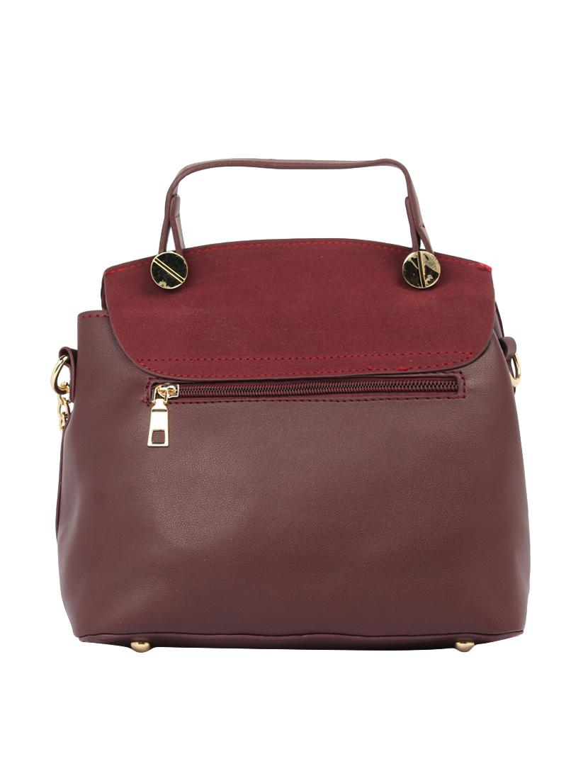 red leatherette regular sling bag - 15021667 - Zoom Image - 2
