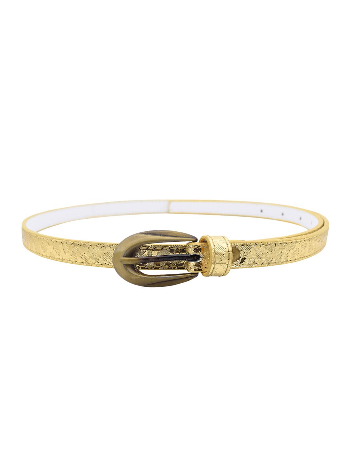 gold leatherette (pu belt - 15021733 - Zoom Image - 2