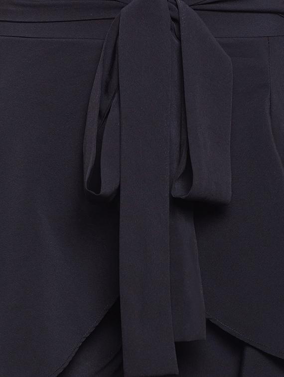 navy blue crepe ruffled palazzo - 15023644 - Zoom Image - 5
