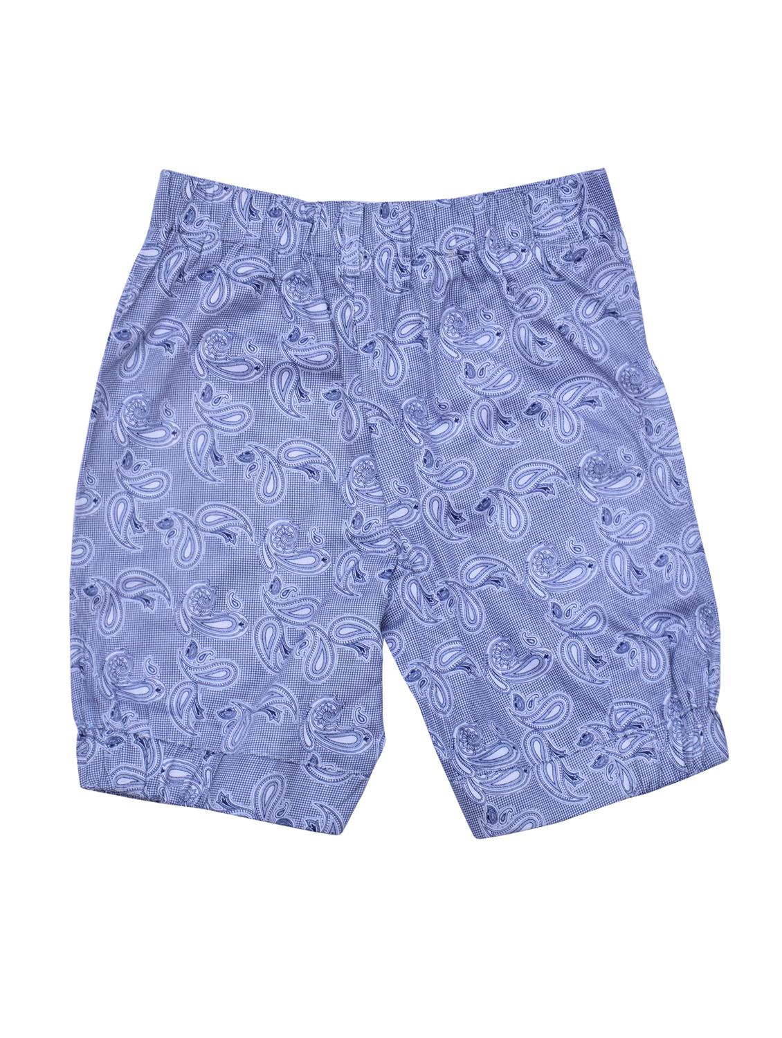blue cotton shorts - 15023724 - Zoom Image - 2