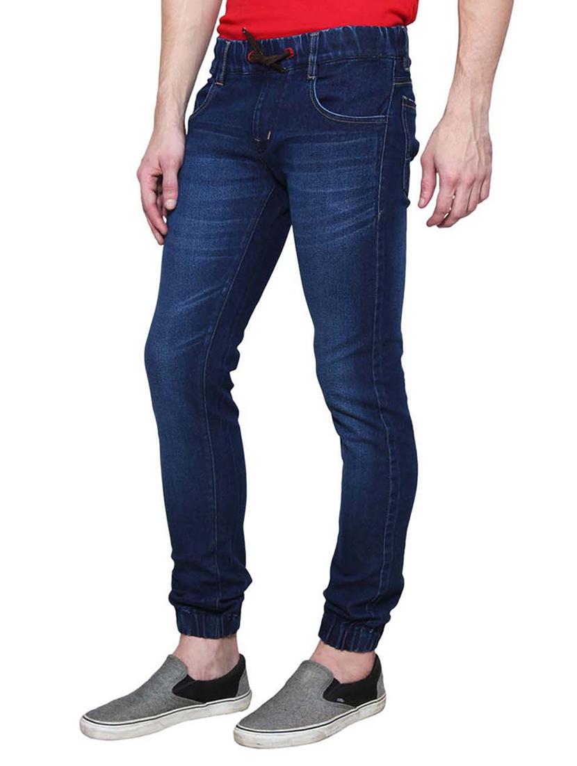blue denim joggers - 15023729 - Zoom Image - 2