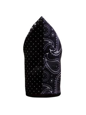 black polyester pocketsquare - 15024025 - Standard Image - 2